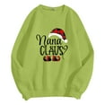 thumbnail image 5 of Fiaer Sweatshirt for Women Christmas Grandma Oversized Long Sleeve Pullover Loose Fit Crew Neck Trendy Cute Graphic Tops Green XXL, 5 of 5
