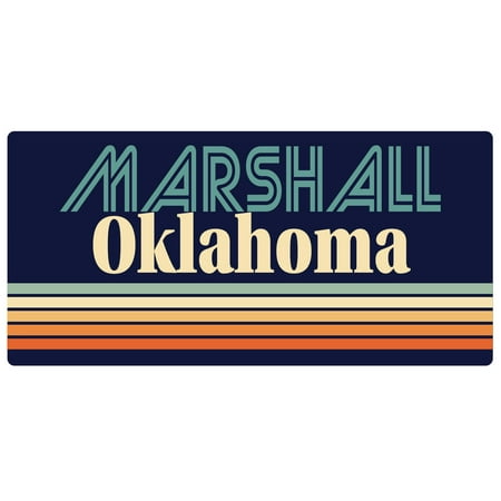 

Marshall Oklahoma 5 x 2.5-Inch Fridge Magnet Retro Design