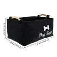 thumbnail image 2 of AMERTEER Pet Toy and Accessory Storage Bin Felt Basket Chest Organizer Container, 2 of 6