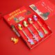 thumbnail image 2 of Cucharas de café navideñas con caja de regalo, cucharillas de postre, vajilla de cucharas de acero inoxidable, regalo de Navidad, Año Nuevo, 4 Uds. Sailing Electrónica, 2 of 5
