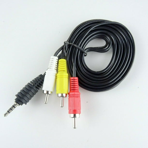 UPBRIGHT NEW 5FT Cable A/V Audio/Video AV Cord 3.5mm AUX Auxilairy to