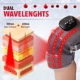 thumbnail image 3 of FORTHiQ RED+ Knee Massager with Heat and Red Light Therapy, Knee Brace with 5 Intensity Levels, 52 Red & Infrared Lights, Cordless, Fsa-Hsa Eligible, 3 of 10