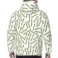 thumbnail image 5 of Hoodies for Men - green Asparagus Pattern Long Sleeve Comfrt Men'S Fashion Hoodies & Sweatshirts, Sweatshirts for Men Hoodies Pullover Clothing Clothes with Pouch, 5 of 7