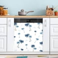 thumbnail image 5 of Magnetic Dishwasher Stickers Palm Trees Kitchen Dishwasher Cover Sticker, Panel Decal Home Decor Cabinet Appliances Stickers, 23"x 26", 5 of 6