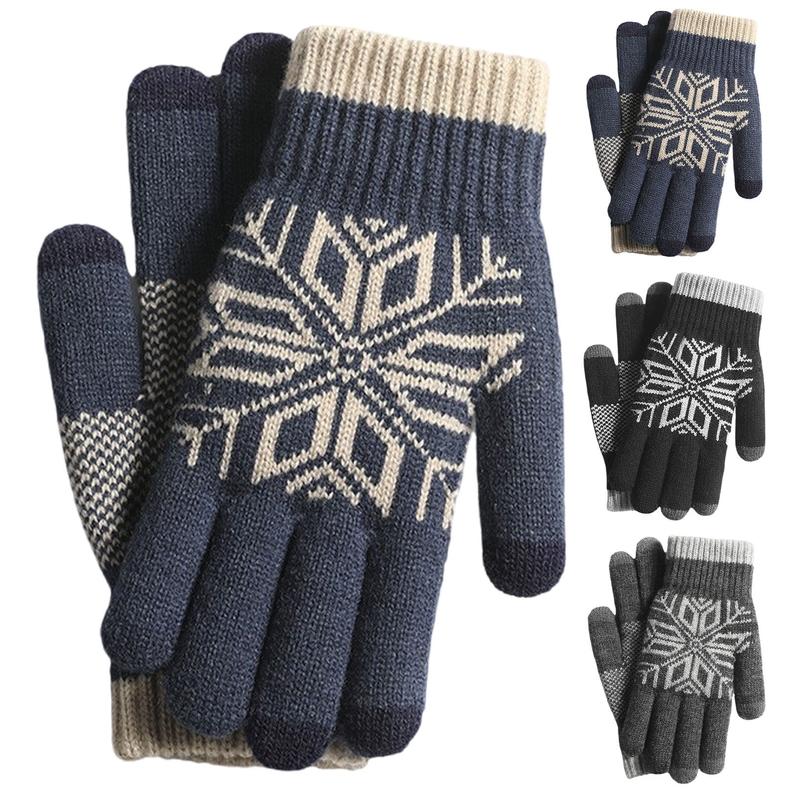 Chaps Men's Cold Weather Knit Accessories Set - Scarf, Beanie