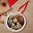 thumbnail image 5 of Angel Stained Glass Suncatcher Ornament – Text Christmas 2025 Tree Decoration Gift for Family, Friends, Man & Woman, 5 of 6