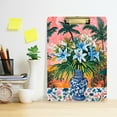 thumbnail image 2 of FORMRS Acrylic Clipboard with Low Profile Clip Standard A4 Letter Size, 12.5" x 9", Blue Flowers, 2 of 8