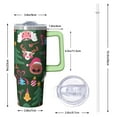 thumbnail image 2 of 30oz Merry Christmas Tumbler with Handle and Straw Leak Proof Stainless Steel Cup Holiday Coffee Water Bottle Gifts, 2 of 5