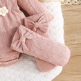 thumbnail image 7 of MEZZALL Jumpsuit Adorable Girls Ribbed Knit Bodysuit With Cute Flutter Sleeves Bodysuits Summer Onesie Baby Toddler Trendy O-Neck Spring Child One-Pieces, 7 of 7