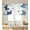 Butterfly, variant on Kitchen Curtains (2 Pcs) Over Sink for Bathroom Window Cafe Basement Cortinas para Cocina Farmhouse Short Mini Curtain Flower Bee Summer Daisy Elegant Country Rustic Modern Cute - 27.5×36"