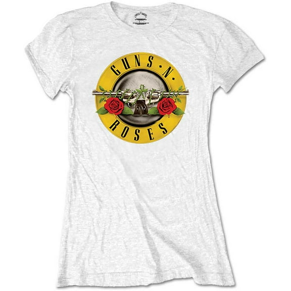Guns N' Roses Ladies T-Shirt: Classic Logo (Retail Pack) (Large)