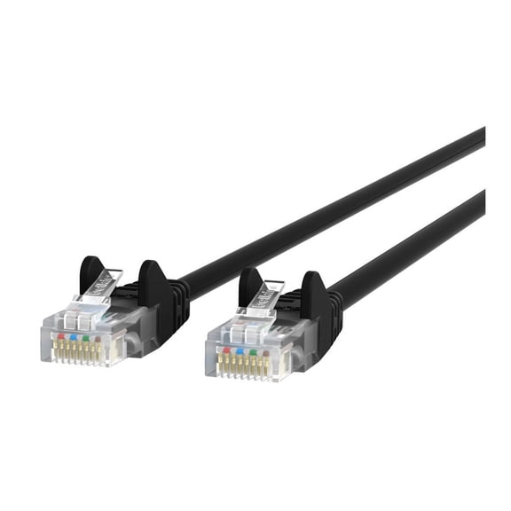 Belkin A3L791-08-BLK-S 8' CAT-5e Patch Cable Black