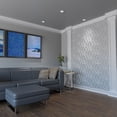 thumbnail image 3 of Ekena Millwork 11 3/8"W x 11 3/8"H x 3/8"T Small Hillrose Decorative Fretwork Wall Panels in Architectural Grade PVC, 3 of 9