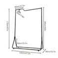thumbnail image 2 of Metal Coat Rack Freestanding, Entryway Coat Rack Stand, Simple Garment Rack Rod, 2 of 15