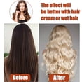thumbnail image 5 of Set de rizador de pelo sin calor para cabello largo, diadema con rizador sin calor, pinzas y coletero negro., 5 of 5