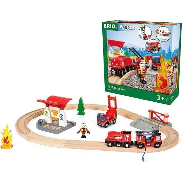 BRIO World Cargo Mountain Train Set & Expansion Pack - 49+ Pieces, Wooden Railway For Kids 3+