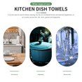 thumbnail image 4 of 20 Pack Kitchen Dish Cloth, Absorbent Microfiber Cleaning Cloth for Cleaning Dishes, Kitchen, Bathroom(Gray & Green), 4 of 8