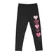 thumbnail image 4 of Odeerbi 3-8 Años Niñas Leggings Día de San Valentín Impreso Medias Elásticas Pantalones de Verano Cintura Alta Suave Pantimedias, 4 of 5