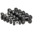 thumbnail image 4 of Par de Mancuernas Hexagonales Signature Fitness de 6.8 kg con Recubrimiento de Goma, 4 of 4