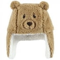 thumbnail image 3 of Hudson Baby Unisex Baby Trapper Hat, Mitten and Bootie Set, Tan Bear, 18-24 Months, 3 of 7