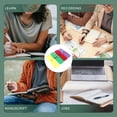 thumbnail image 2 of LEORX Mini Memo Board List Keychain Yellow 4PCS 3.5x2.2x0.6in, 2 of 8