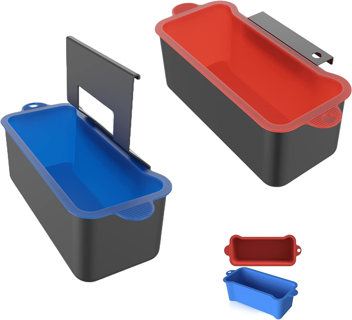 2 Pcs Silicone Blackstone Grill Grease Cup Liners, Blackstone Drip Pan