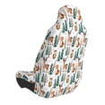thumbnail image 2 of Wukai Winter Woodland Friends Full Set Car Seat Covers with Soft Padding Universal Auto Front Seats Protector and Cushion Mat, 2 of 5