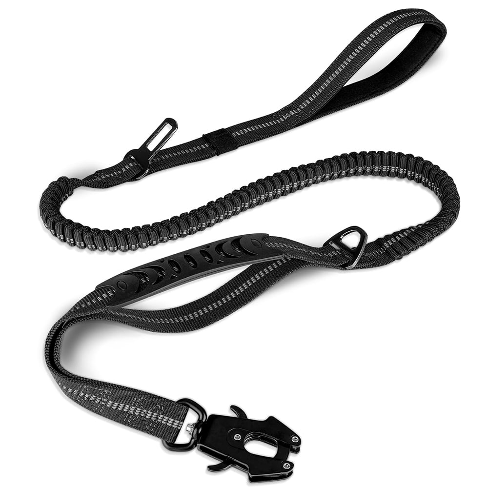 Ugerlov Tactical Dog Leash Heavy Duty,4.56FT Shock Absorbing Bungee