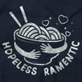thumbnail image 2 of Funny Hopeless Romantic Ramen Pun Long Sleeve TShirt Men Women Brisco Brands X, 2 of 6