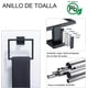 thumbnail image 2 of 5 Piezas Juego de Accesorios de Baño, Toallero Baño 60cm + Portarrollos para Papel + Toallero Barra + 2 Gancho,304 Acero Inoxidable, 2 of 6