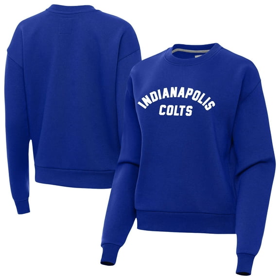 Women's Antigua  Royal Indianapolis Colts Victory Sweatshirt
