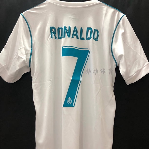 Real madrid camiseta real madrid Real Madrid camiseta real madrid No 7 Christian Ronaldo 17-18 final de la Liga de Campeones camiseta Personalización del equipo