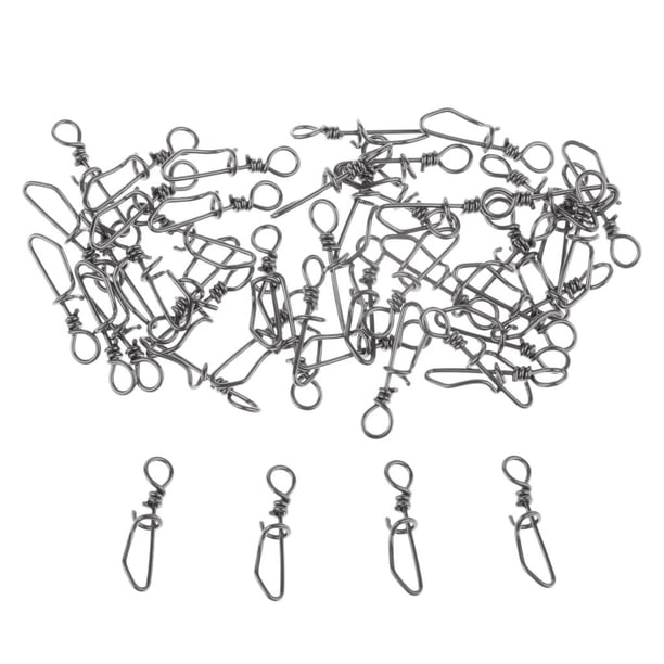 Snaps giratorios de pesca Swivels de pesca de carpa con
