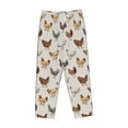 thumbnail image 4 of Haiem Various Chicken Women's Pajama Pants Ultra Lightweight Pjs Bottoms Sleepwear Bottom Pants With Pocket Drawstring-Medium, 4 of 7