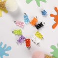 thumbnail image 5 of 54 Uds. Colgantes coloridos de oso de resina gomosa, llaveros de oso de resina para suministros de collar de joyería DIY Sincero  Hogar, 5 of 5