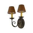 thumbnail image 3 of Meyda Tiffany 182592 Jenna 2 Light 13" Tall Wall Sconce - Bronze, 3 of 3