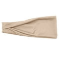 thumbnail image 1 of Sywqhk Diadema para el sudor de yoga, banda elástica antideslizante para el cabello, seguridad deportiva (beige) Sywqhk Alta Calidad, 1 of 7