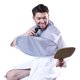 thumbnail image 5 of Delantal recogedor de barba para afeitar y recortar la barba Cuello ajustable TFixol Delantal recogedor de barba, 5 of 7
