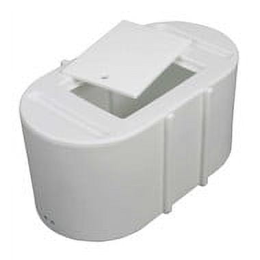 Moeller Marine Products White Heavy Duty Polyethylene Oval Livewell
