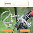 thumbnail image 4 of Adaptador portabidón Jaula para botella de bicicleta de aleación de aluminio adaptador de montaje en estante manillar de bicicleta MTB de montaña ajustable soporte para botella de agua Barbie Nuevos Originales, 4 of 6