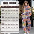 thumbnail image 7 of Xoenoiee Colorful Daisy Flower Print Sweatsuits for Women 2 Piece Outfit Matching Lounge Sets Fall Outfits 2026 Fashion Clothing Collared Track Suits, Size L, 7 of 7