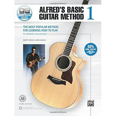 Alfred's Basic Guitar Method, Bk 1: The Most Popular Method for Learning How to Play (Book & Online Audio) (Alfred's Basic Guitar Library)