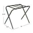thumbnail image 2 of Household Essentials Luggage Rack, Grey Frame with Black Straps, 2 of 8