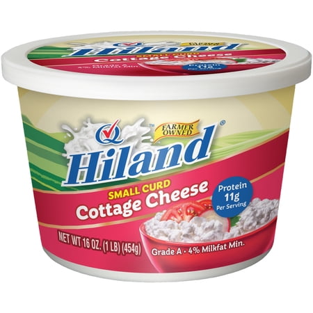 Hiland 4% Small Curd Cottage Cheese, 16 Oz