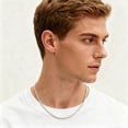 thumbnail image 6 of APSVO S925 Sterling Silver Plated Tennis Necklaces for Women CZ Chain Prom Wedding Birthday Mothers Day Jewelry Gifts Teen Adults Mom Female Daughter Girlfriend Wife Age Ideas 1.5/2mm, 6 of 8