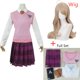 thumbnail image 1 of Danganronpa V3 Kaede Akamatsu-disfraces de Cosplay para mujer, vestidos de Anime, camisa, chaleco, falda, calcetines, uniforme escolar JK, 1 of 3