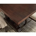 thumbnail image 5 of Brockway 104-inch Extension Leaf Dining Table Antique Java, 5 of 6