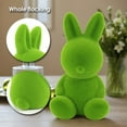 thumbnail image 4 of 6-Pack Easter Flocking Plush Bunny Decorations, Easter Decoration Scene Layout For Home Lawn Garden Party, Soft Plush Bunnies With Flocked Surface Ideal For Creating Charming, 4 of 7