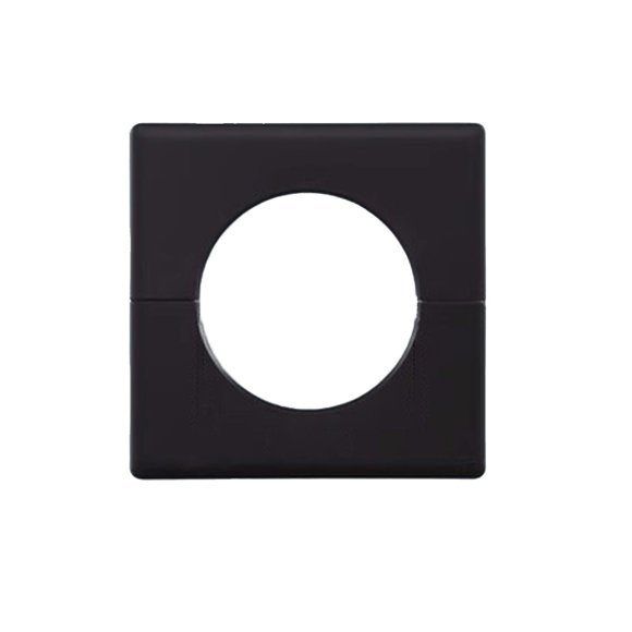 Square Pipe Wall Covers Adhesive Outlet Panel 86 Type Panel High Aesthetic Switch Socket Cover With Hole Threading Decorative