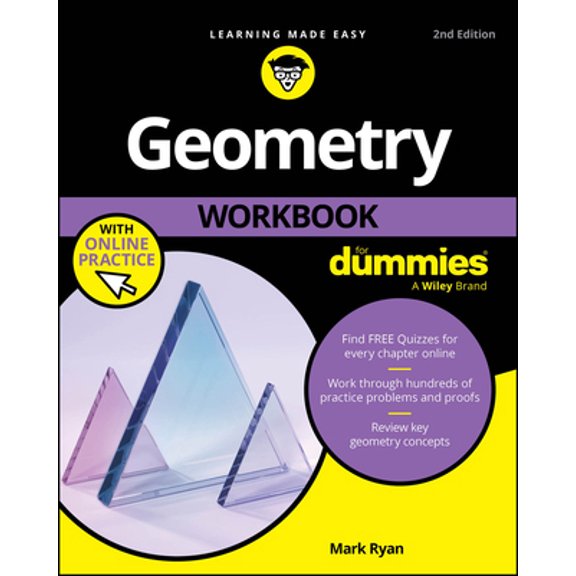 Pre-Owned Geometry Workbook for Dummies, (Paperback)